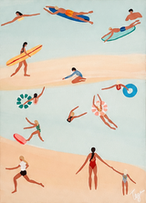 Beach In Spring - Original Artwork